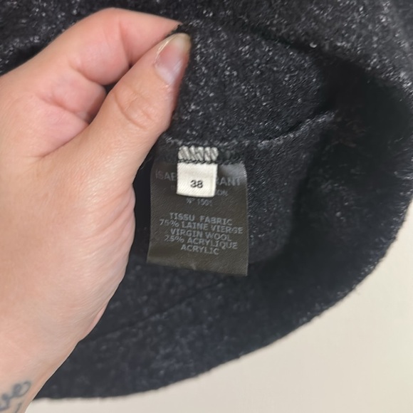 EUC Isabel Marant Etoile Virgin Wool Turtleneck 3/4 Sleeve Top - Picture 3 of 5